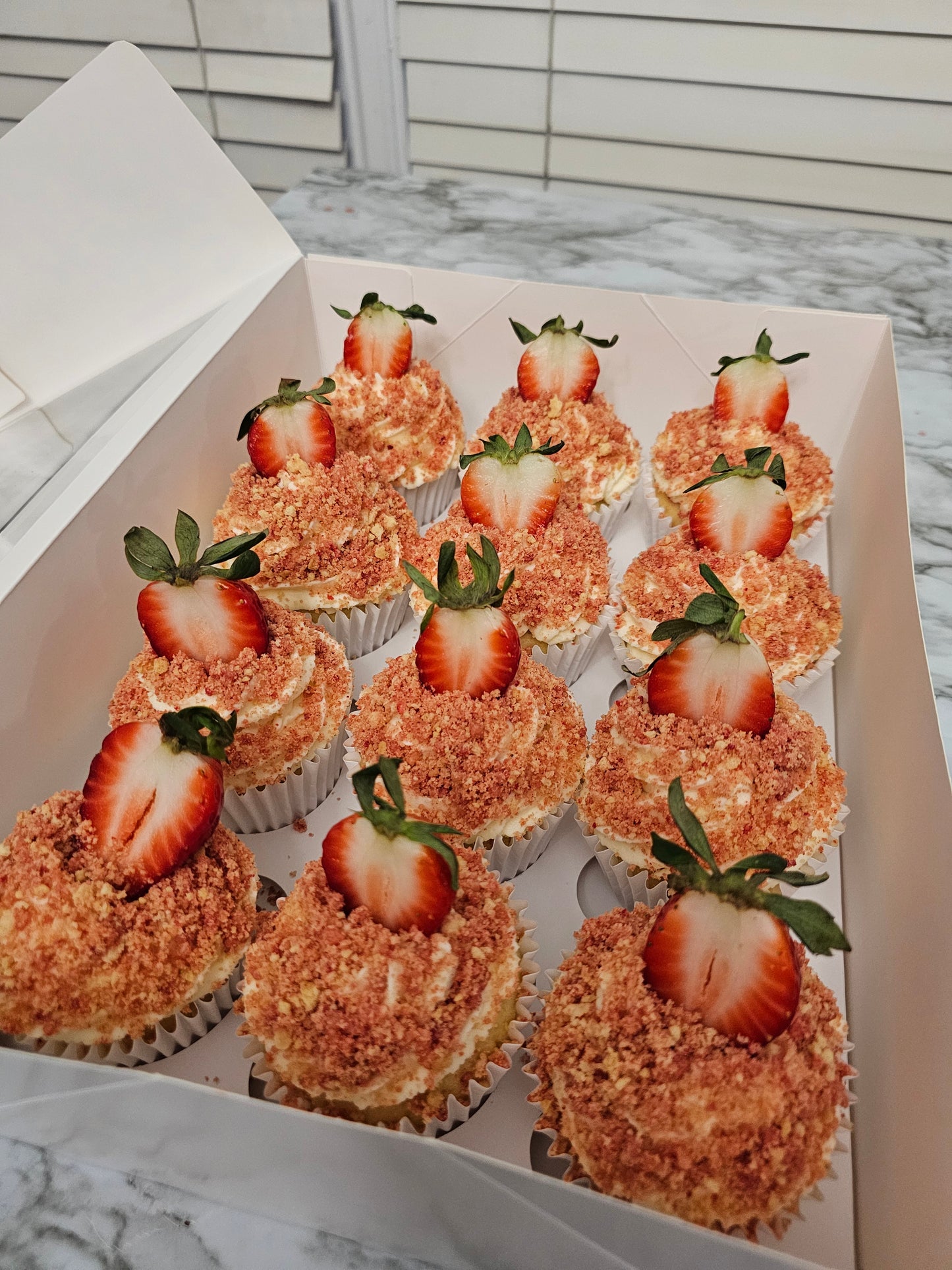 Strawberry Shortcake Cupcakes